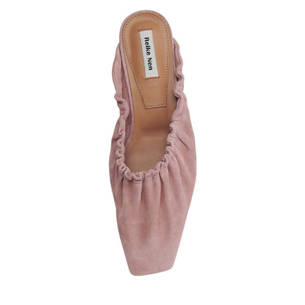 Reike Nen - Women's Pink Ruched Flats - size 37
